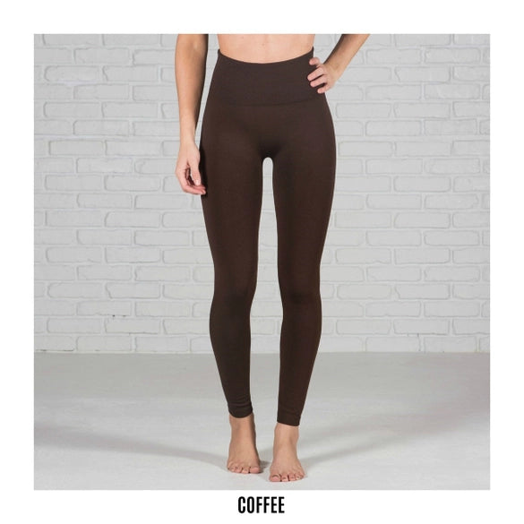 Keeper Thermal Tummy Control Leggings - Chocolate