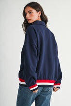 Essential USA Half Zip - Navy