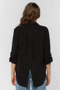 Riley Button Down - Black