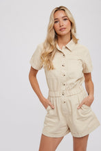 Wallen Denim Romper - Ecru