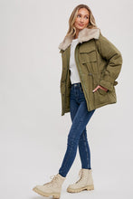 Wendy Fur Collar Utility Parka - Ivory