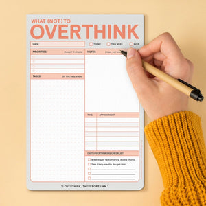 What Not To Overthink Daily Planner