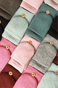 Whistler Fingerless Gloves - Teal