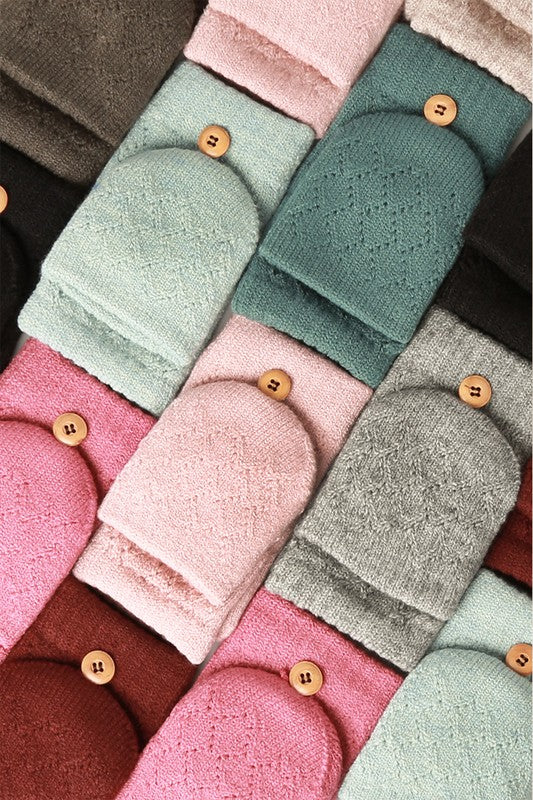 Whistler Fingerless Gloves - Teal