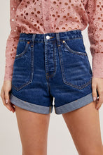 Rainier High Waist Denim Shorts