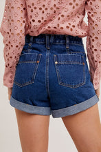 Rainier High Waist Denim Shorts