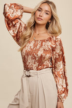 Enchanted To Meet You Smocked Blouse