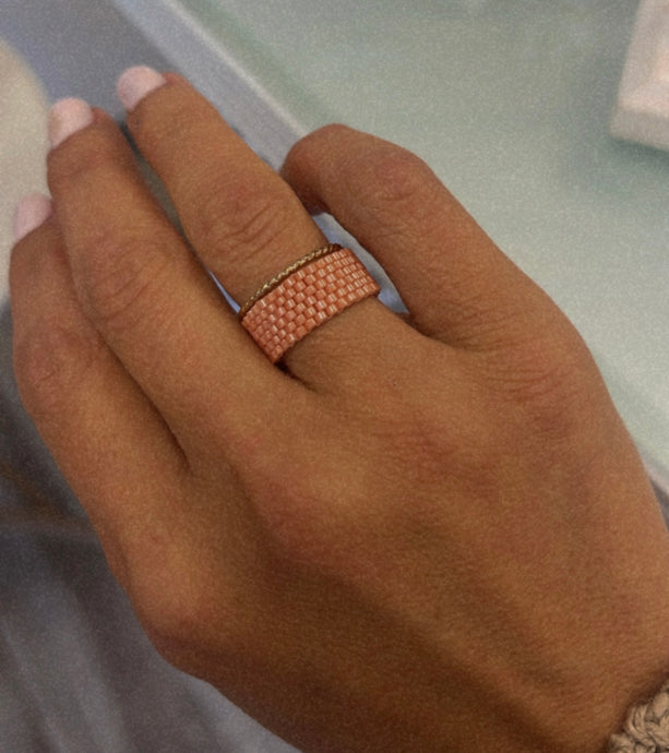 Peyote Beaded Ring - 8