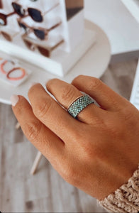 Peyote Beaded Ring - 8
