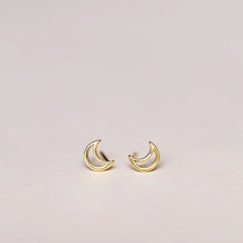 Minimalist Moon Studs