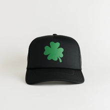 Lucky Girl Trucker Hat - Black