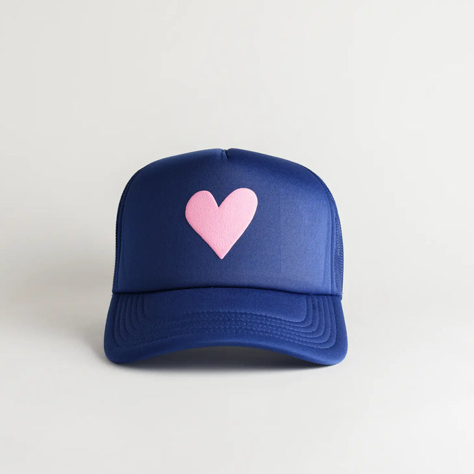 All Heart Trucker Hat - Blue