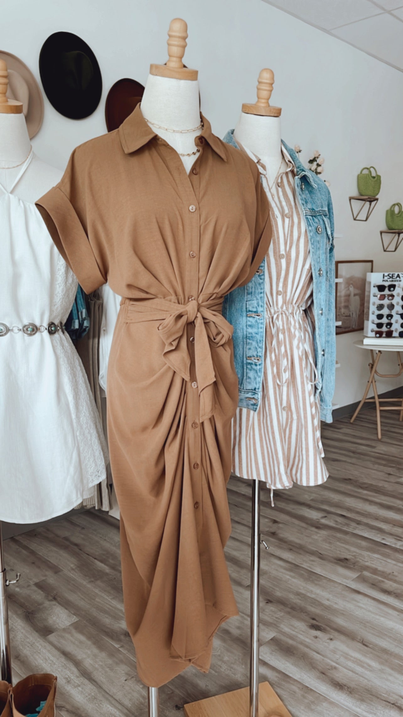 Tori Dress - Toast