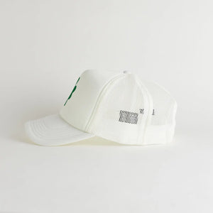 Lucky Girl Trucker Hat - Ivory