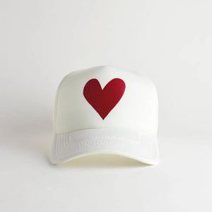 All Heart Trucker Hat - Ivory
