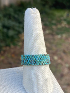 Peyote Beaded Ring - 7