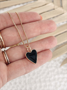 Your Heart + Mine Box Chain Necklace