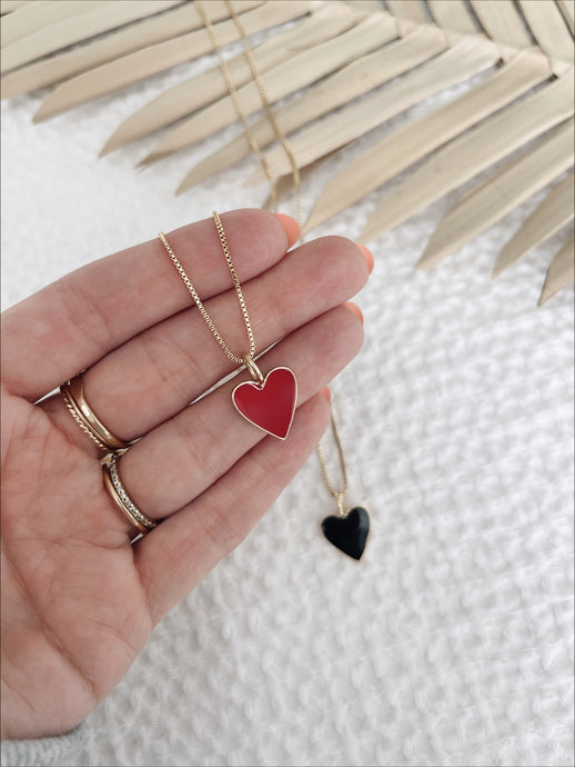 Your Heart + Mine Box Chain Necklace