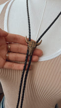 Bolo Tie - Brass Steer Skull