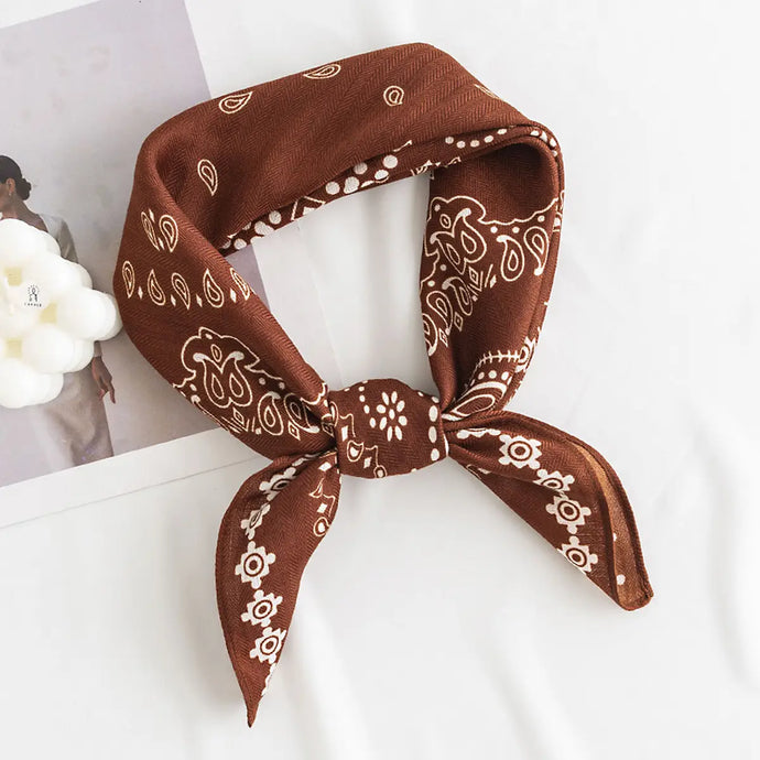 June Carter Neck Scarf - Rust