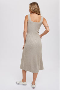 Jolene Knit Midi Dress - Sand