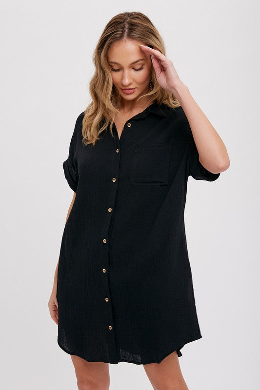 Laredo Tunic Dress - Black