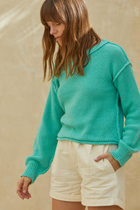 Maggie Knit Sweater - Grass