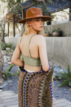 O’Hara Velvet Bralette - Olive