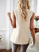 Oklahoma City Blazer Vest - Cream