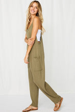Everyday Pocketed Jumpsuit - Olive