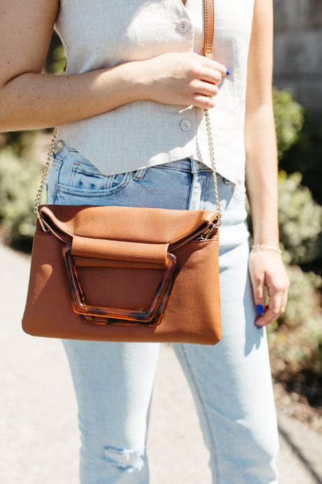 Deschanel Crossbody - Brown