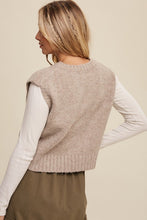 Where It Ends Sweater Vest - Brown