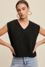 Self Made Knit Vest - Black