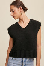Self Made Knit Vest - Black