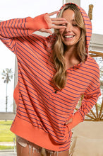 Lydia Pullover - Pumpkin Stripe