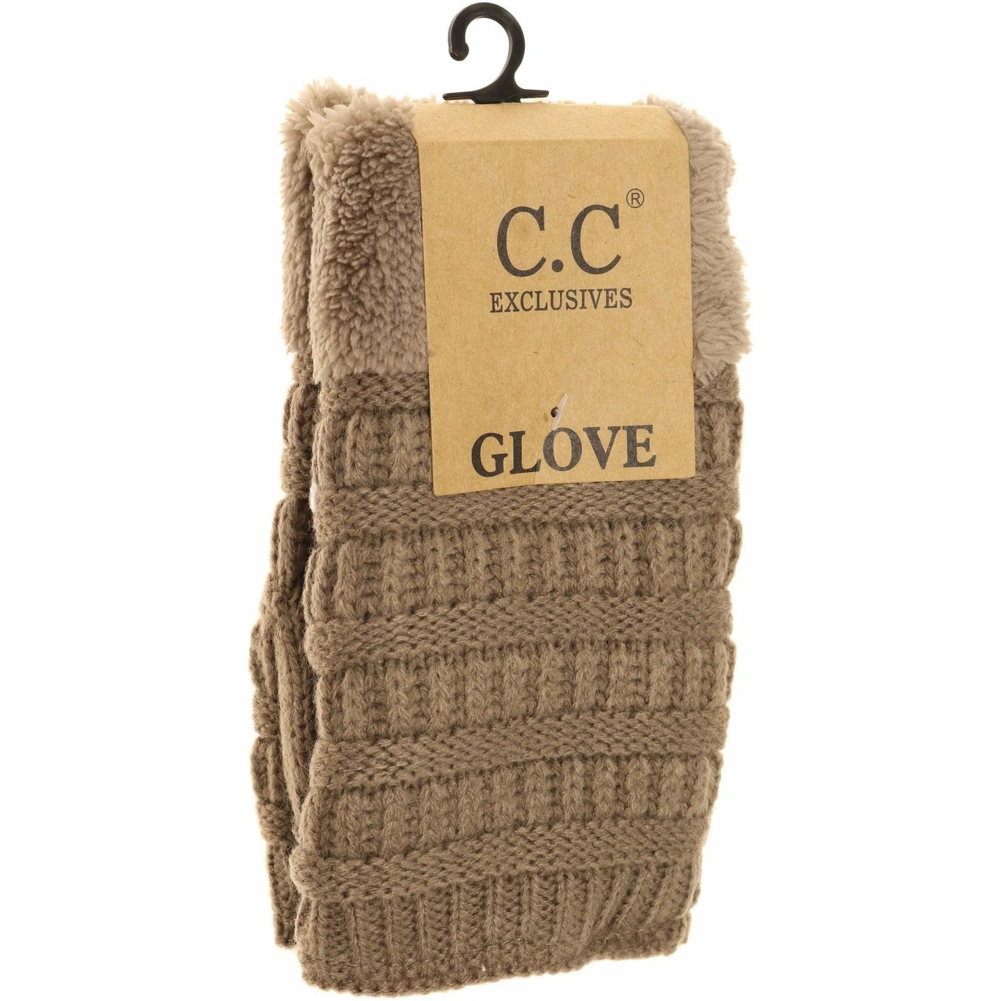 Zurich Fingerless Gloves - Taupe