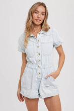 Wallen Denim Romper - Denim Ice