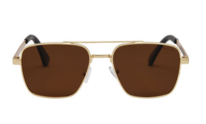 Brooks Sunglasses - Gold/Brown