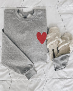 All Heart Sweatshirt - Grey