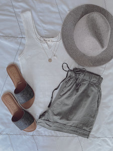 Cameron Panama Hat - Light Grey