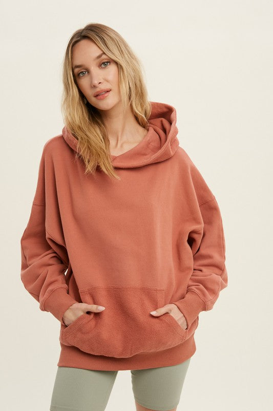 Fireside Cotton Hoodie - Clay