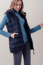 Gold Mine Hooded Vest - Black