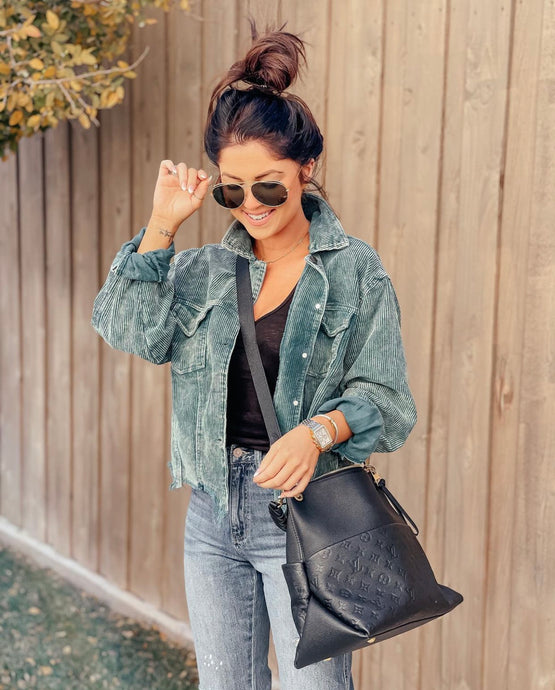 Katy Corduroy Jacket - Gem