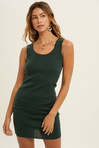 Just In Time Sweater Tank Dress
