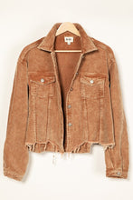 Katy Corduroy Jacket - Vintage Latte