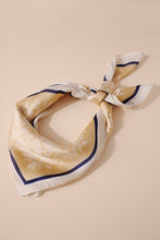 Kacey Silky Bandanna Scarf - Beige