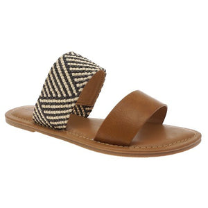 McKenna Sandal Slide - Camel
