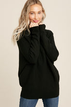 Marlow Funnel Sweater - Black