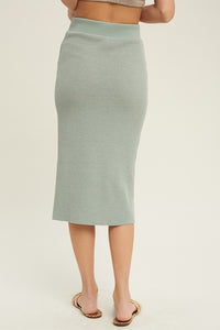Mia Waffle Mini Skirt