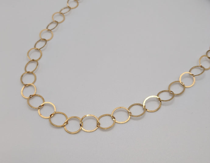 Bubble Chain Necklace - Gold